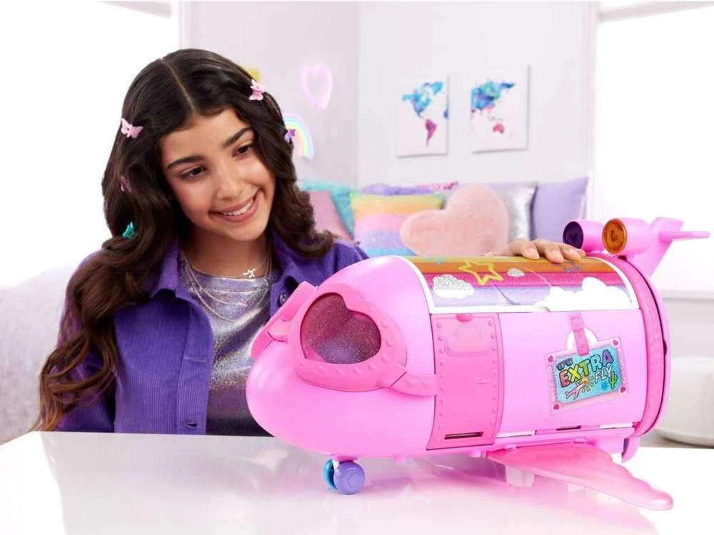 Barbie Mattel LĖLĖS BARBĖS LĖKTUVAS EXTRA FLY HPF72