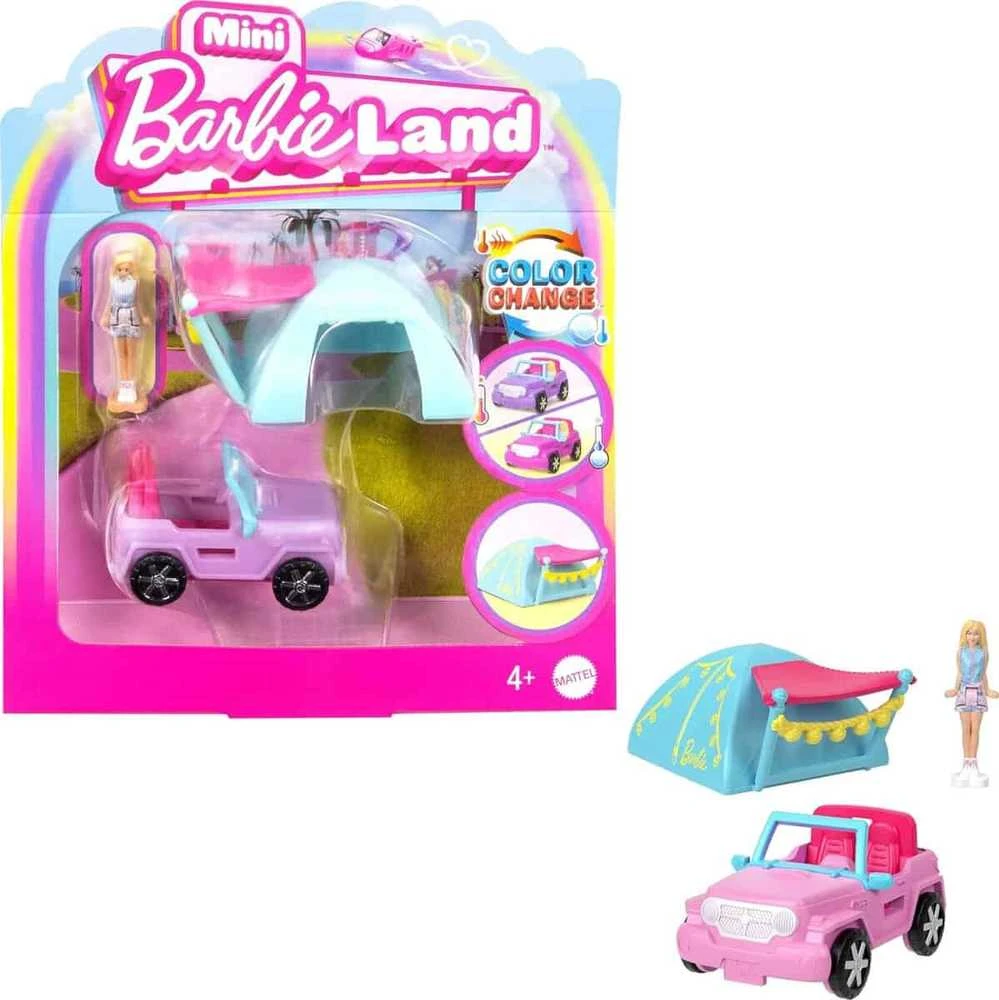 Mattel Barbie Mini BarbieLand lėlė su transporto priemone HYF43