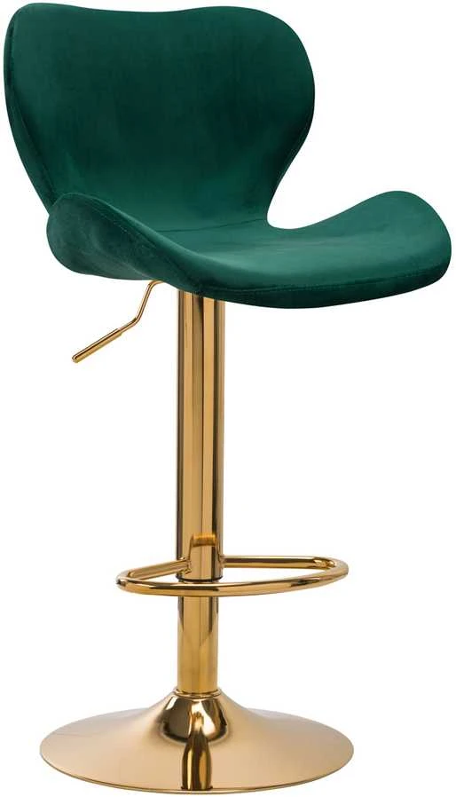 Activeshop Baro kėdė BRAVISIMUS VELVET Žalias GOLD