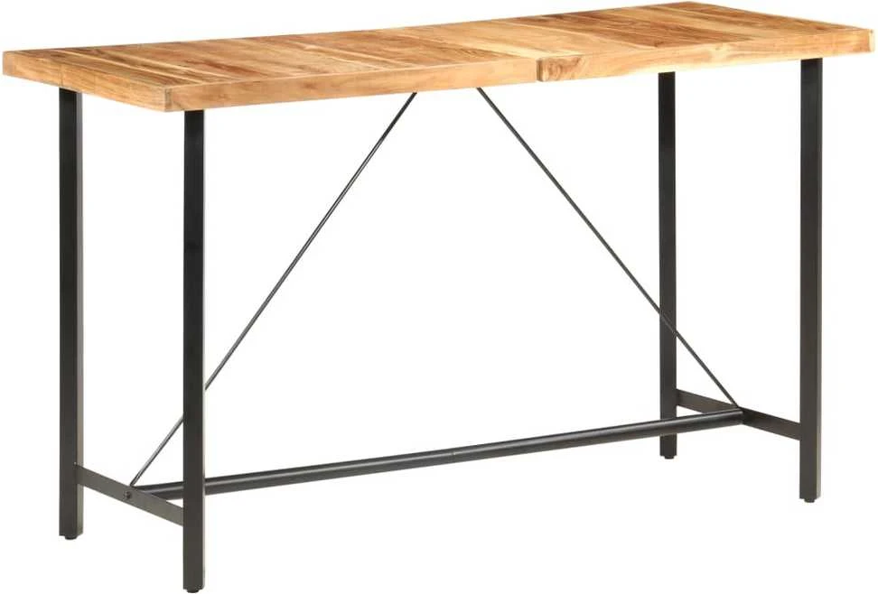 Baro stalas, akacijos mediena, 180x70x107 cm