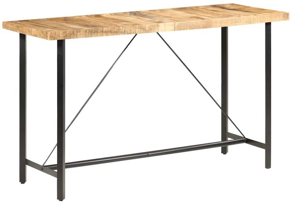 Baro staliukas, 180x70x107cm, neapdorota mango mediena