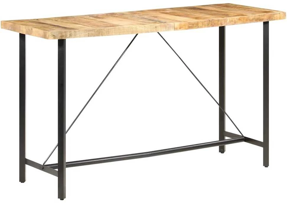Baro staliukas, 180x70x107cm, neapdorota mango mediena
