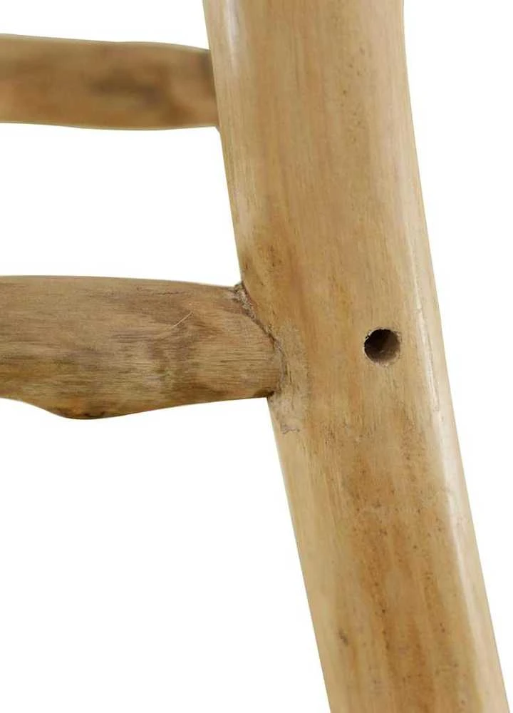 Baro taburetė, tikra oda, tikmedžio medienos masyvas