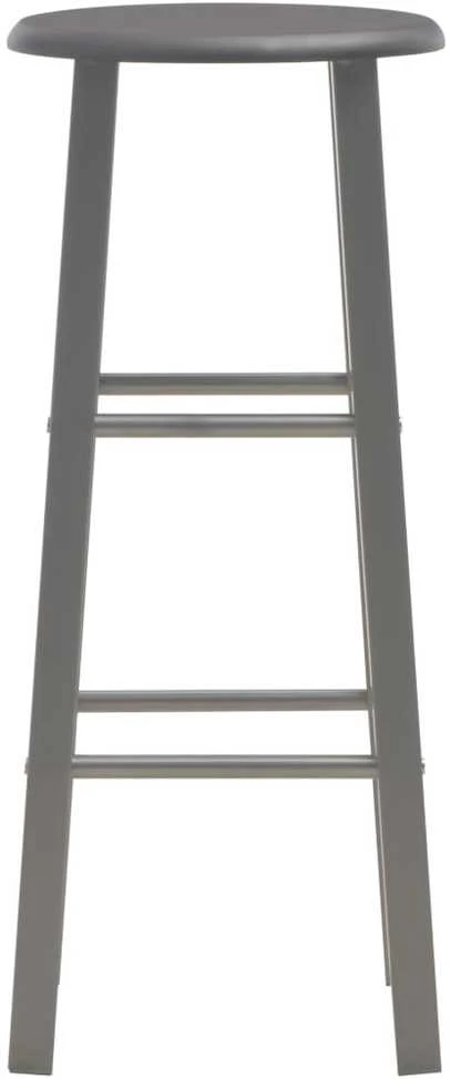 Baro taburetės, 2 vnt., antracito sp., MDF