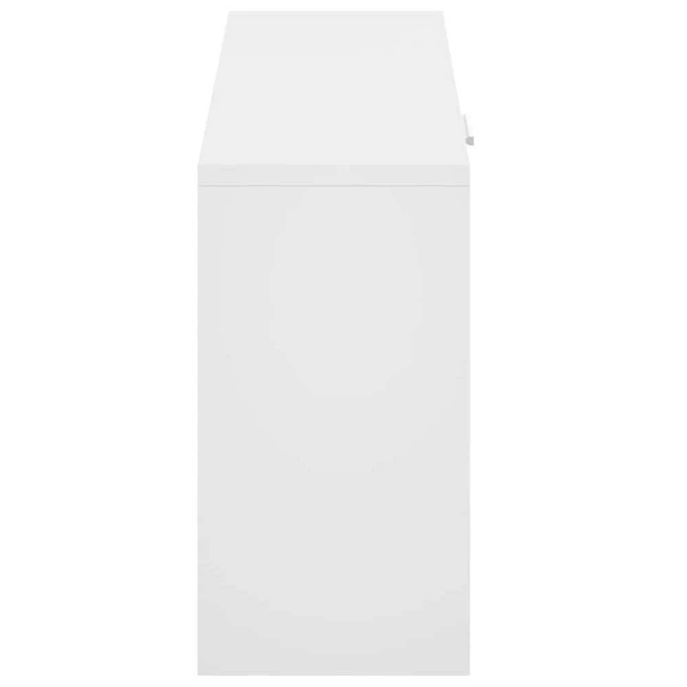 Valgomojo stalas, 140 x 80 x 75 cm, baltas