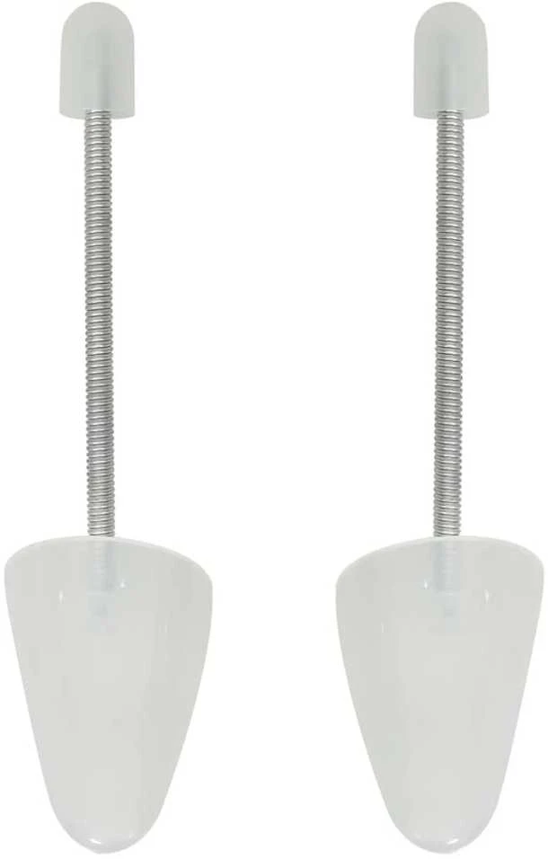 Batų kurpaliai, 5 poros, baltos spalvos, plastikas, EU 35–38