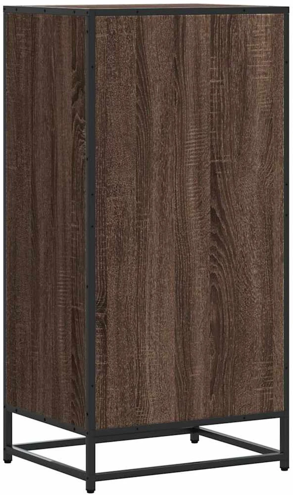 Batų lentyna Rudas ąžuolas 48x38x97,5 cm Inžinerinė mediena