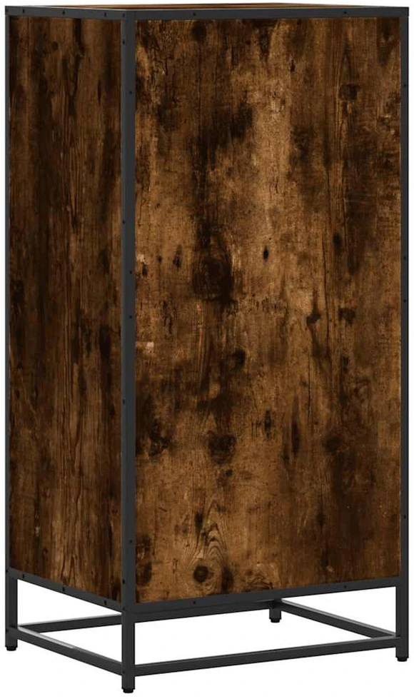 batų lentyna rūkytas ąžuolas 48x38x97,5 cm dirbtinė mediena