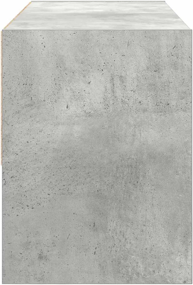 Batų lentyna, sukraunamos, pilka, 89,5x30x40cm