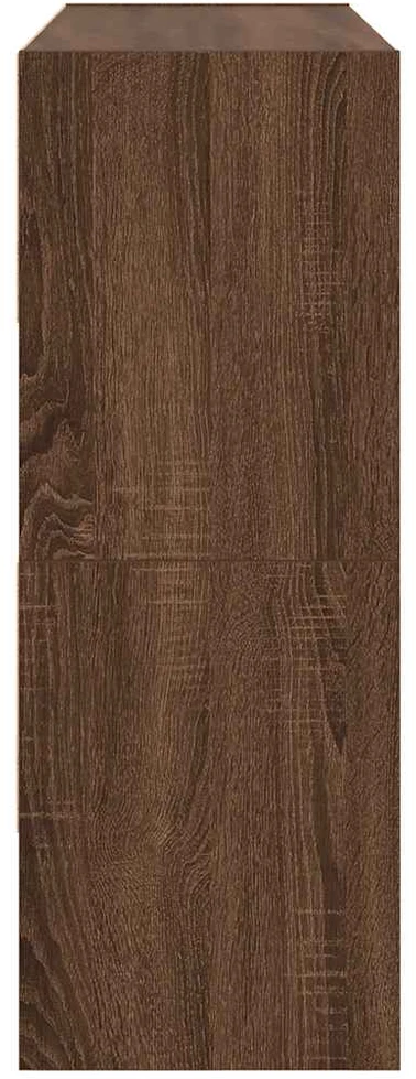 Batų lentynos, 2 vnt., sukraunamos, ruda, 89,5x30x40cm
