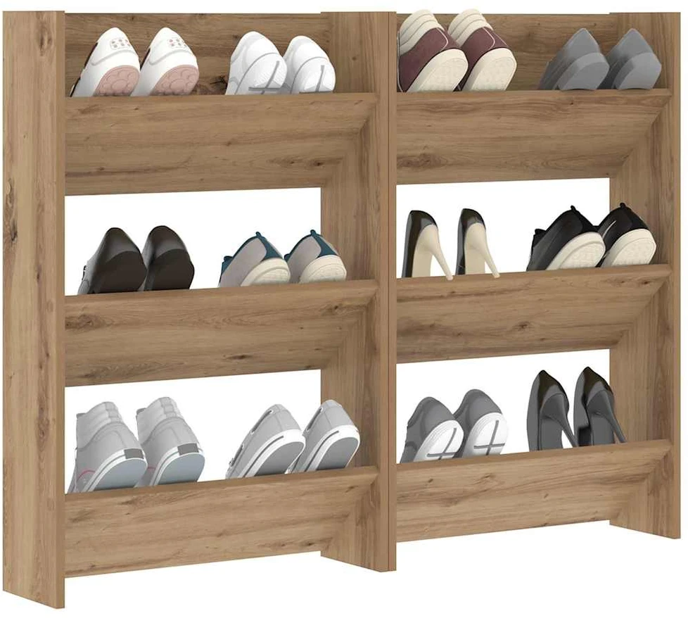 Batu skrynia 2 vnt. 60 x 18 x 90 cm Apdirbta mediena