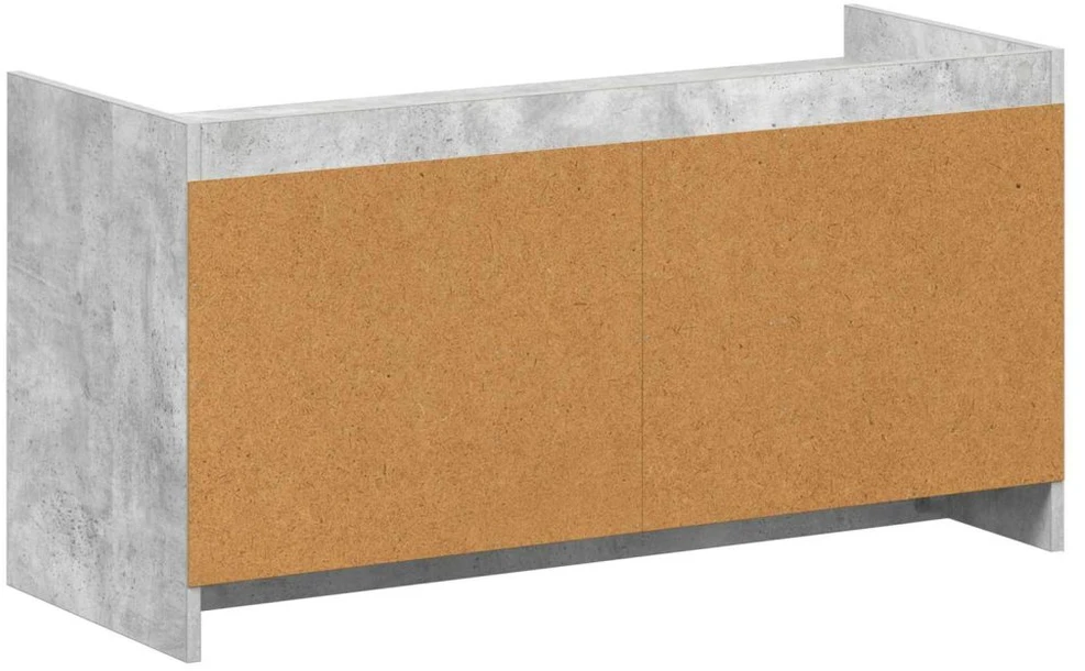 Batu skrynia Betono pilka 100 x 39,5 x 51 cm Apdirbta mediena