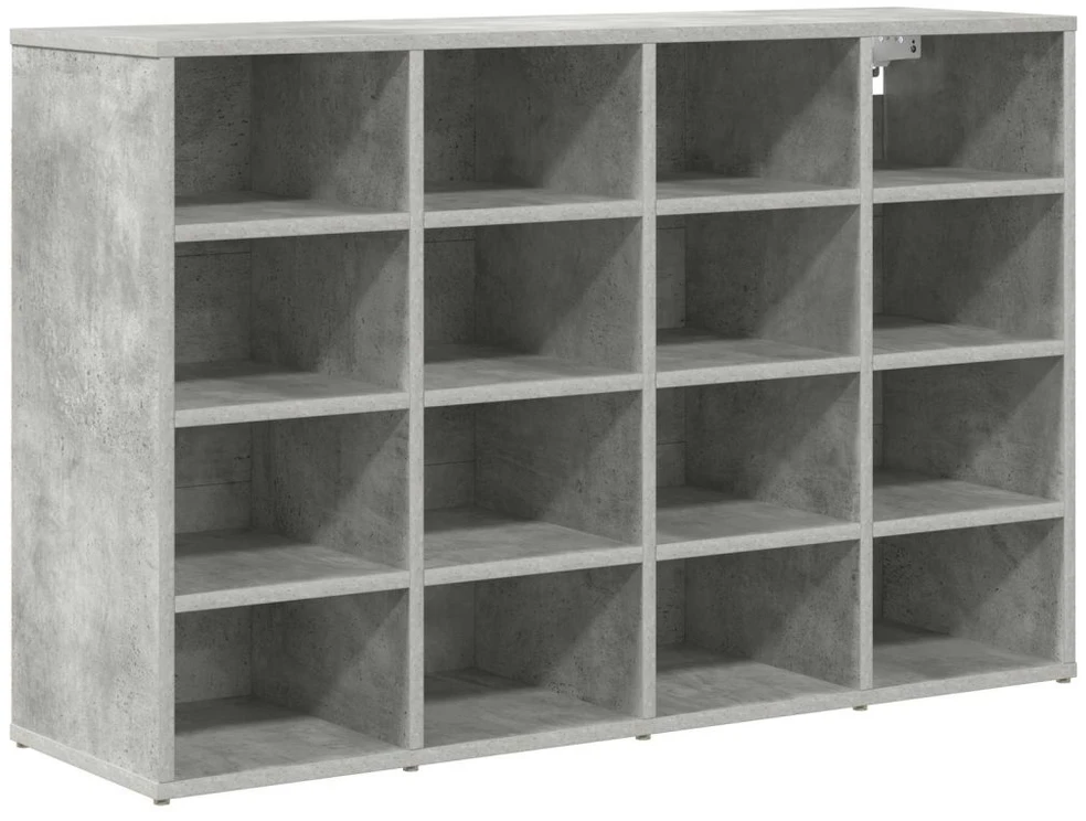 Batu skrynia 103 x 30 x 67 cm Apdirbta mediena Betono pilka