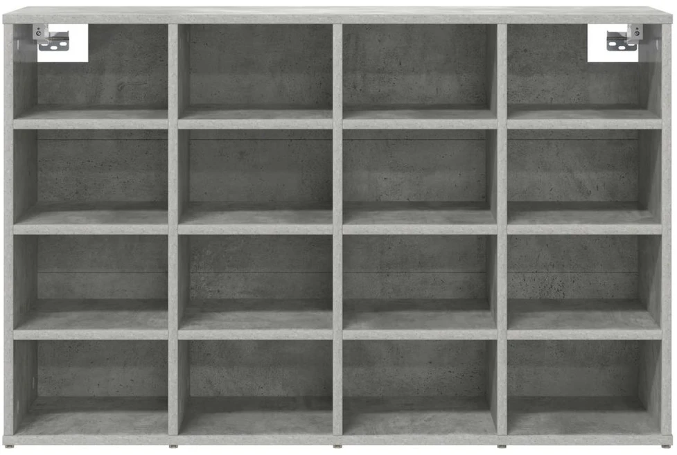 Batu skrynia 103 x 30 x 67 cm Apdirbta mediena Betono pilka