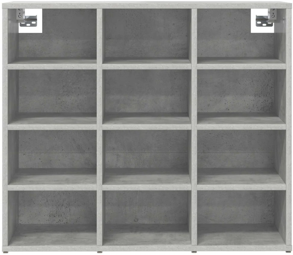 Batu skrynia 77,5 x 30 x 67 cm Apdirbta mediena Betono pilka