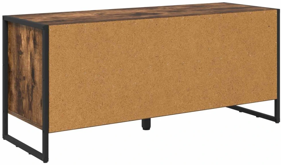 Batu skrynia 100 x 35 x 44 cm Apdirbta mediena Dūminis ąžuolas
