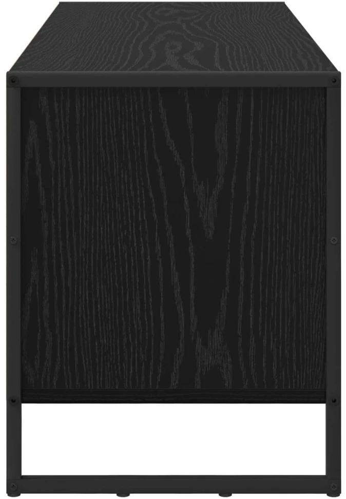Batu skrynia 100 x 35 x 44 cm Apdirbta mediena Juodas ąžuolas