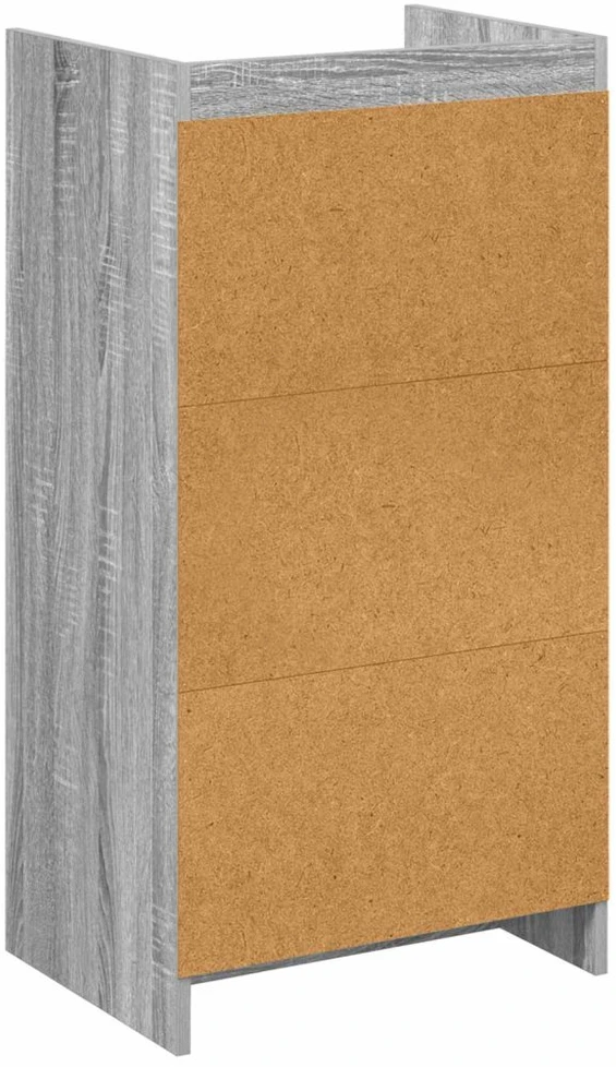 Batu skrynia Pilka Sonoma 48 x 36 x 92 cm Apdirbta mediena