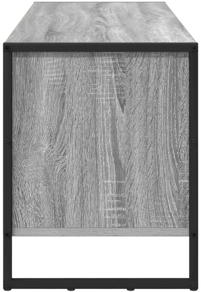 Batu skrynia 100 x 35 x 44 cm Apdirbta mediena Pilkas Sonoma