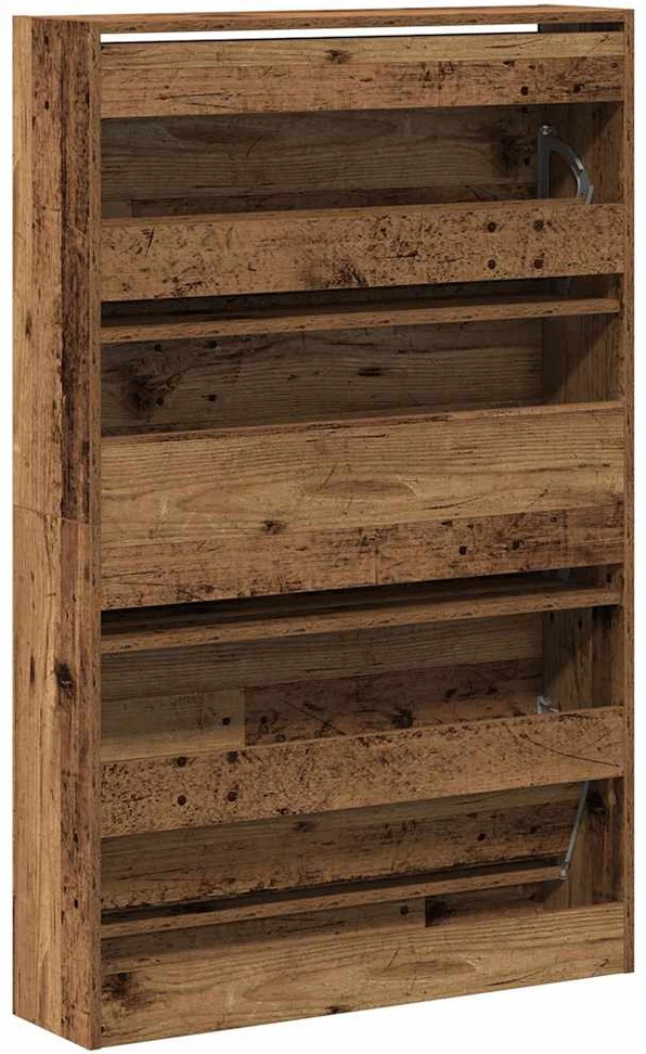 Batu skrynia 80 x 21 x 125,5 cm Apdirbta mediena Senas medis