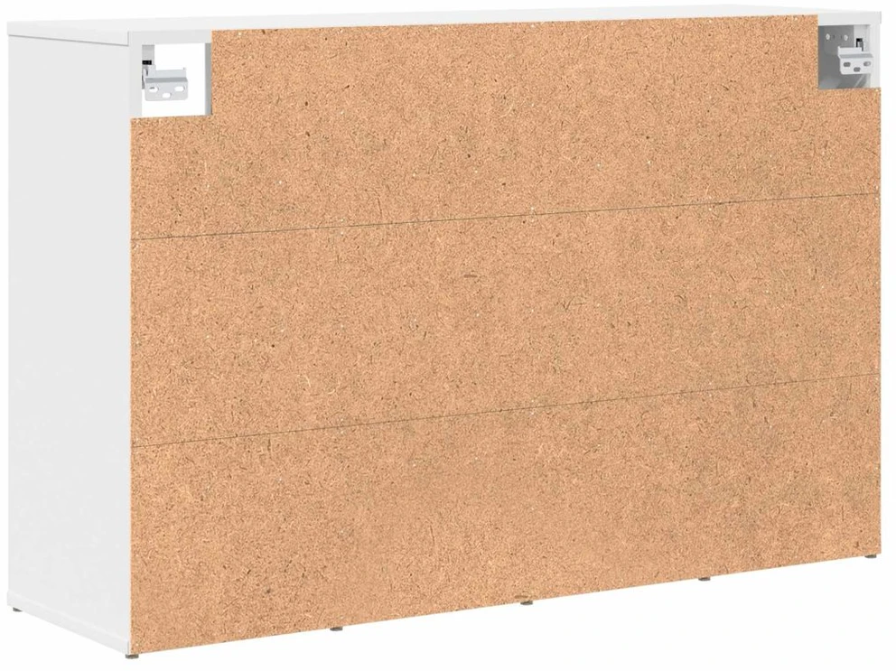 Batu skrynia 103 x 30 x 67 cm Apdirbta mediena Balta