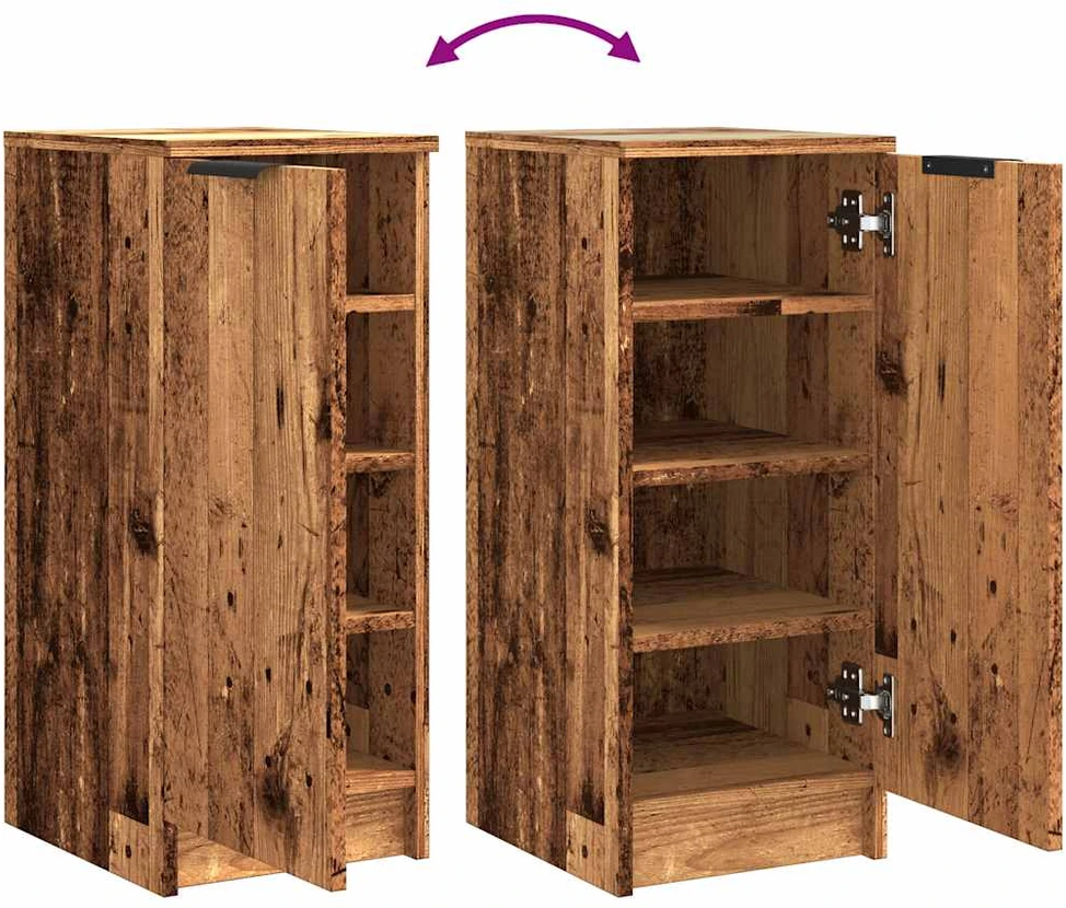 Batų spintelė Old Wood 29,5x35x70 cm Engineered Wood