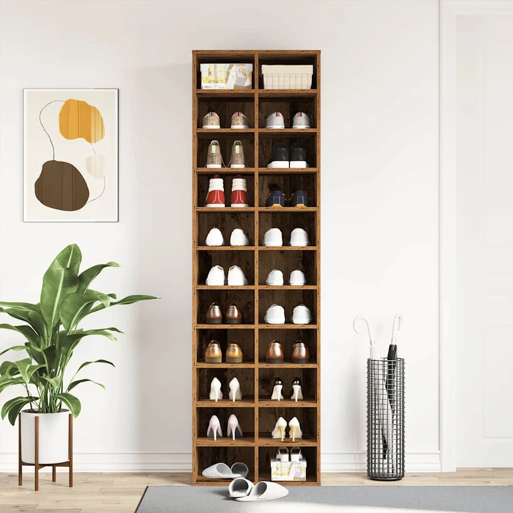 batų spintelė Old Wood 54x34x183 cm Engineered Wood