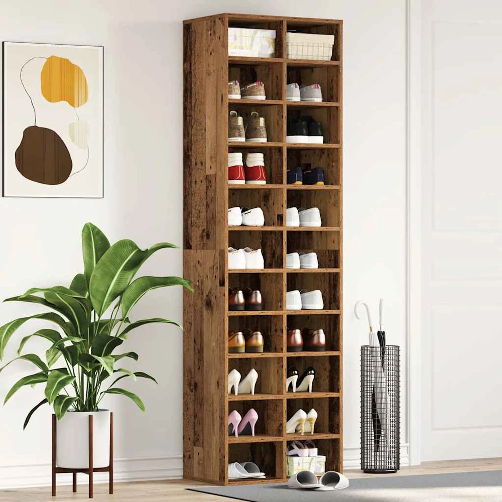 batų spintelė Old Wood 54x34x183 cm Engineered Wood