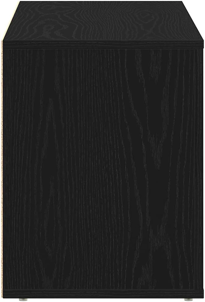 Batų suolas, juodo ąžuolo spalvos, 100x35x45cm, inžinerinė mediena