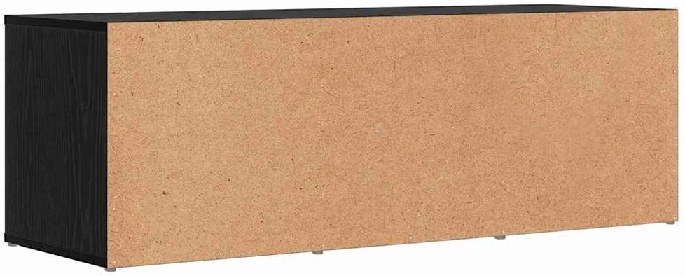 Batų suolelis 102 x 35 x 35 cm Apdirbta mediena Juodas ąžuolas