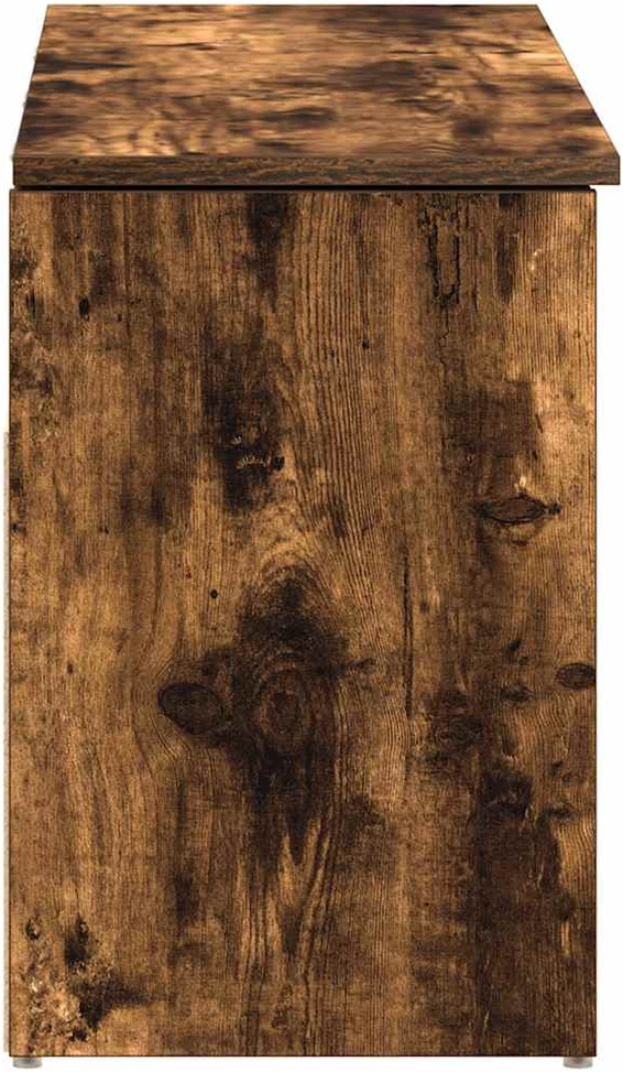 batų suoliukas rūkytas ąžuolas 102x30,5x45cm inžinerinė mediena