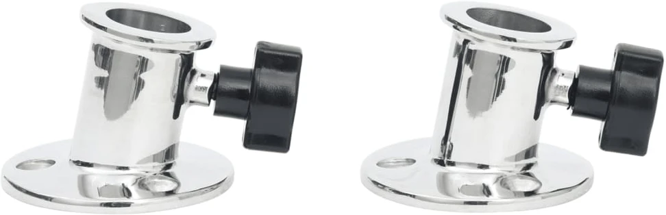 Bimini viršaus stogelio pagrindai 26mm stulpams, 2vnt., plienas