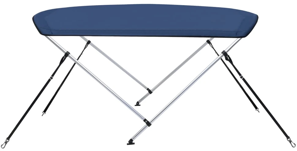 Bimini viršaus stogelis, mėlynas, 150x120x110cm, 2 lankų rėmas