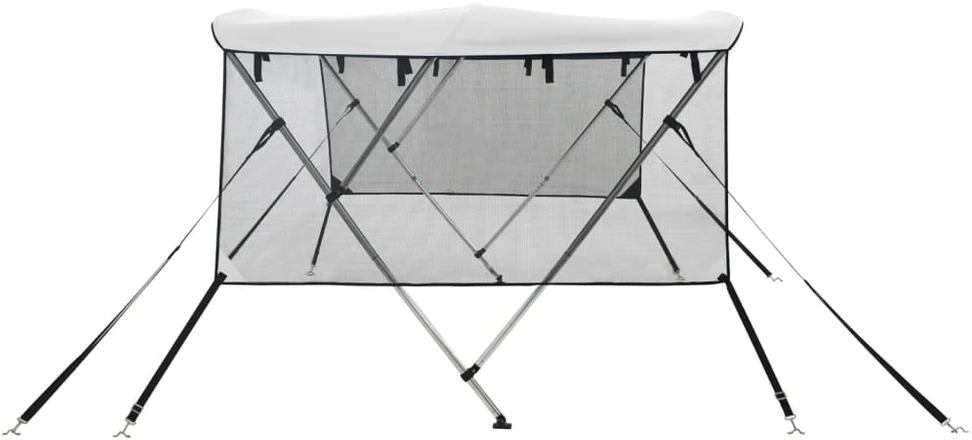 Bimini viršaus stogelis su sienomis, 183x(154-167)x137cm