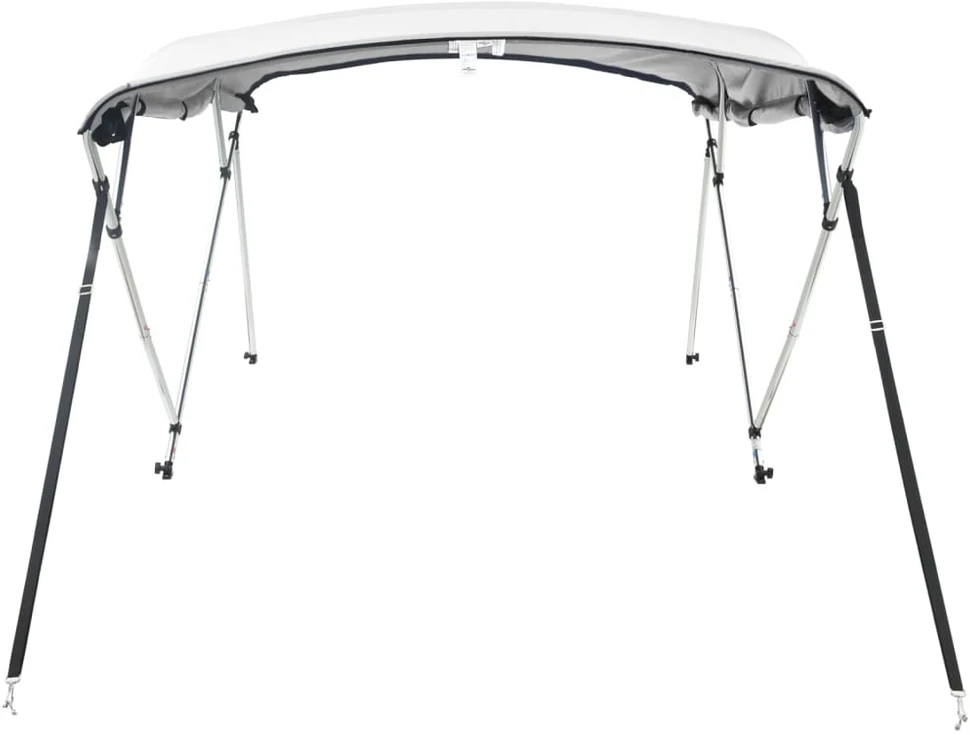 Bimini viršaus stogelis su sienomis, 243x(170-182)x137cm