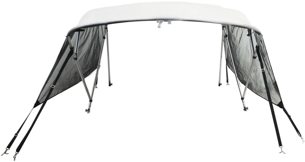 Bimini viršaus stogelis su sienomis, 243x(170-182)x137cm