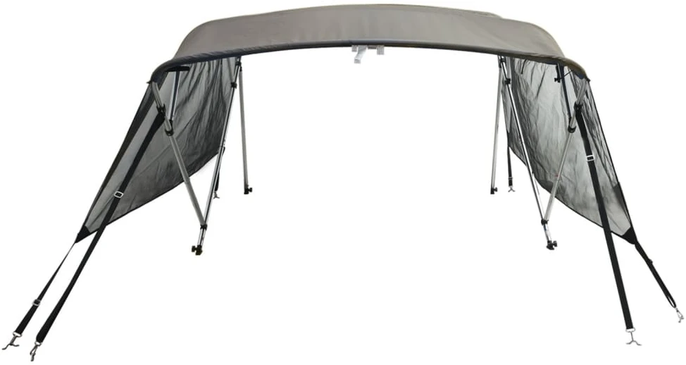 Bimini viršaus stogelis su sienomis, 243x(170-182)x137cm