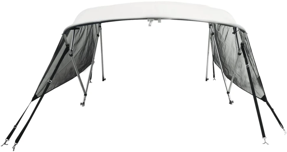 Bimini viršaus stogelis su sienomis, 243x(185-198)x137cm