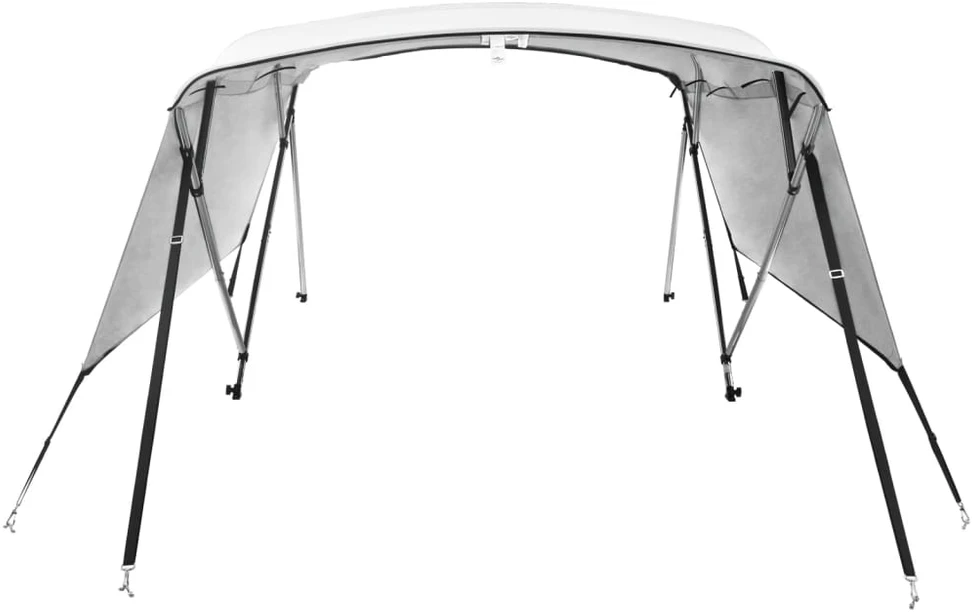 Bimini viršaus stogelis su sienomis, 243x(200-213)x137cm