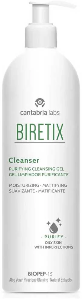 Cantabria Labs Biretix Valiklis prausimosi gelis nuo spuogų400ml