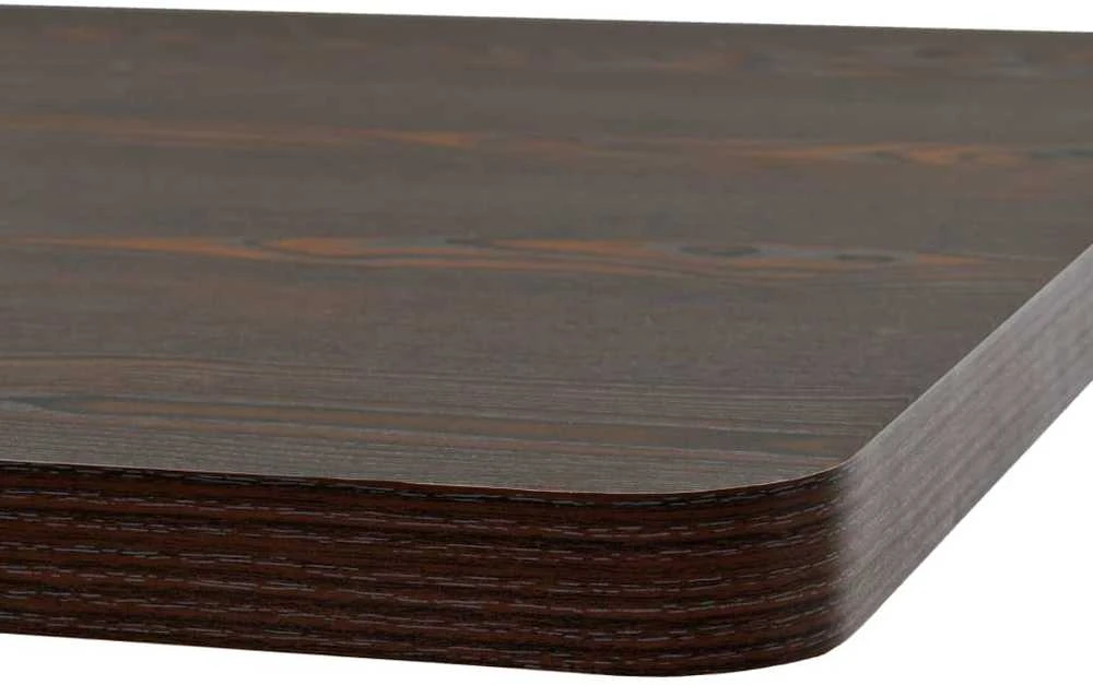 Bistro stal., MDF ir plien., kvadr., 80x80x75cm, tams. uos. sp.