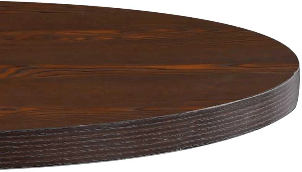 Bistro staliukas, tamsiai rudos spalvos, 80cm, MDF