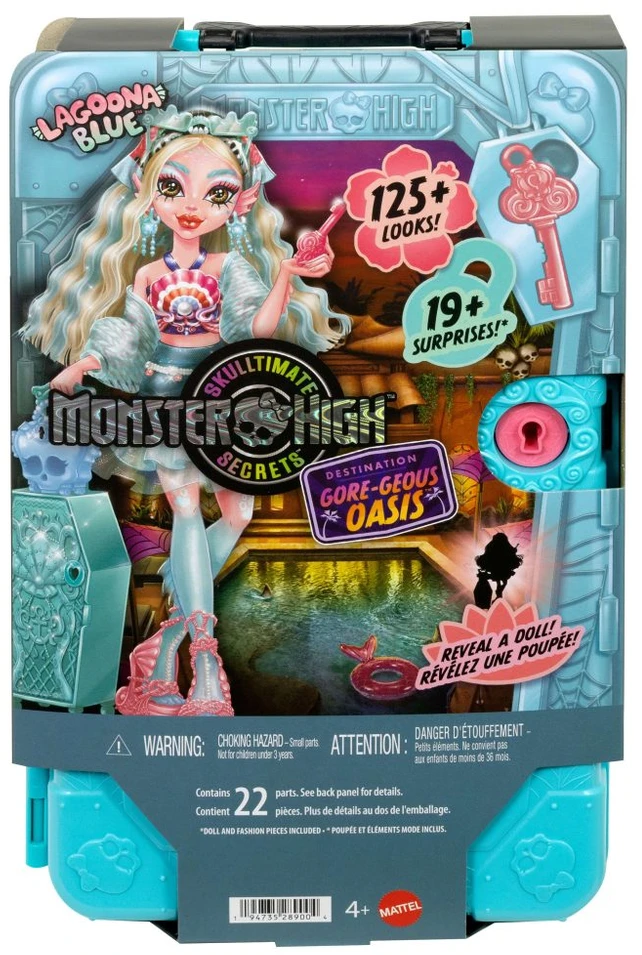 Mattel MONSTER HIGH SHULLTIMATE SECRETS Lagūnos rinkinys (JDR51)