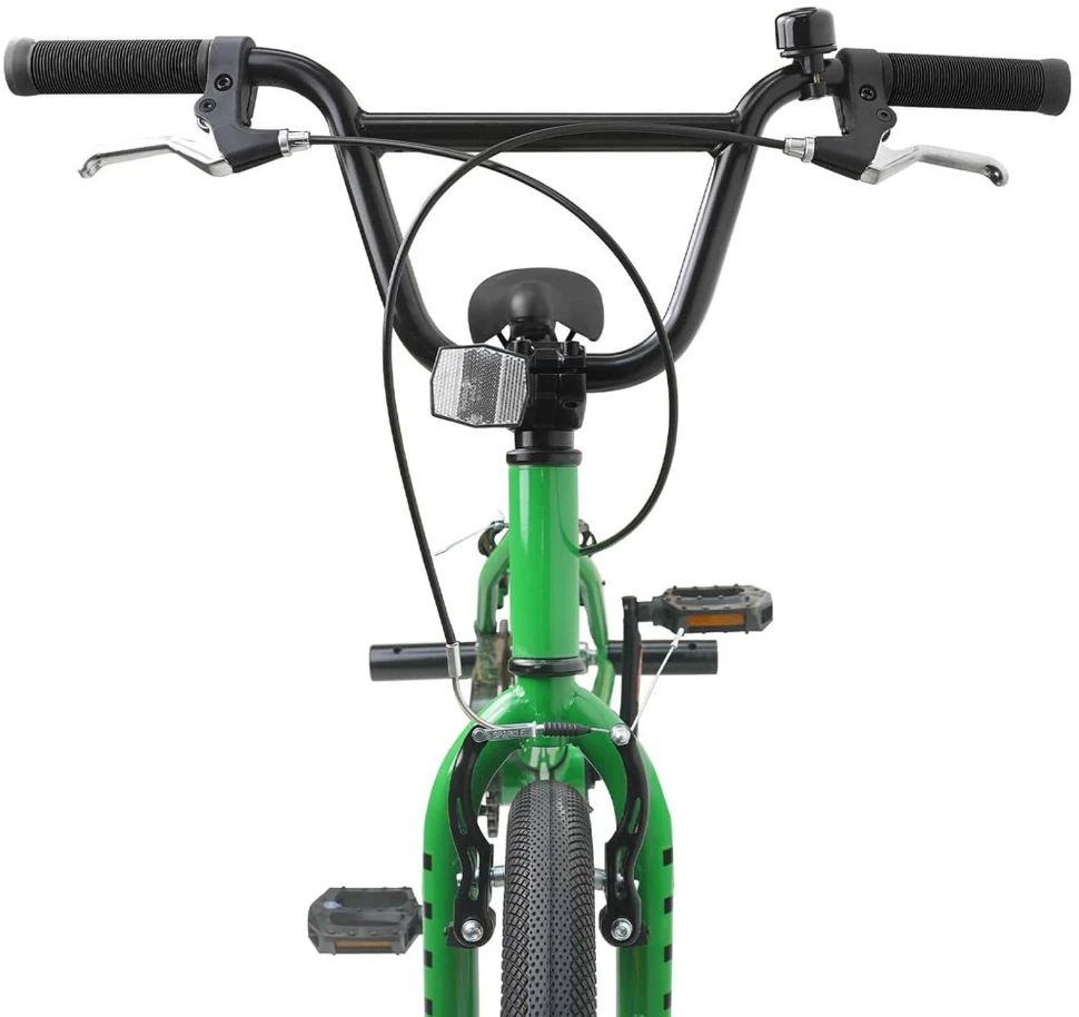 BMX Dviratis 16 Colių 5-8 metų amžiaus Žalia