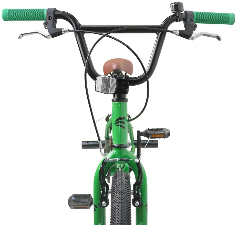 BMX Dviratis 16 Colių 5-8 metų amžiaus Žalia