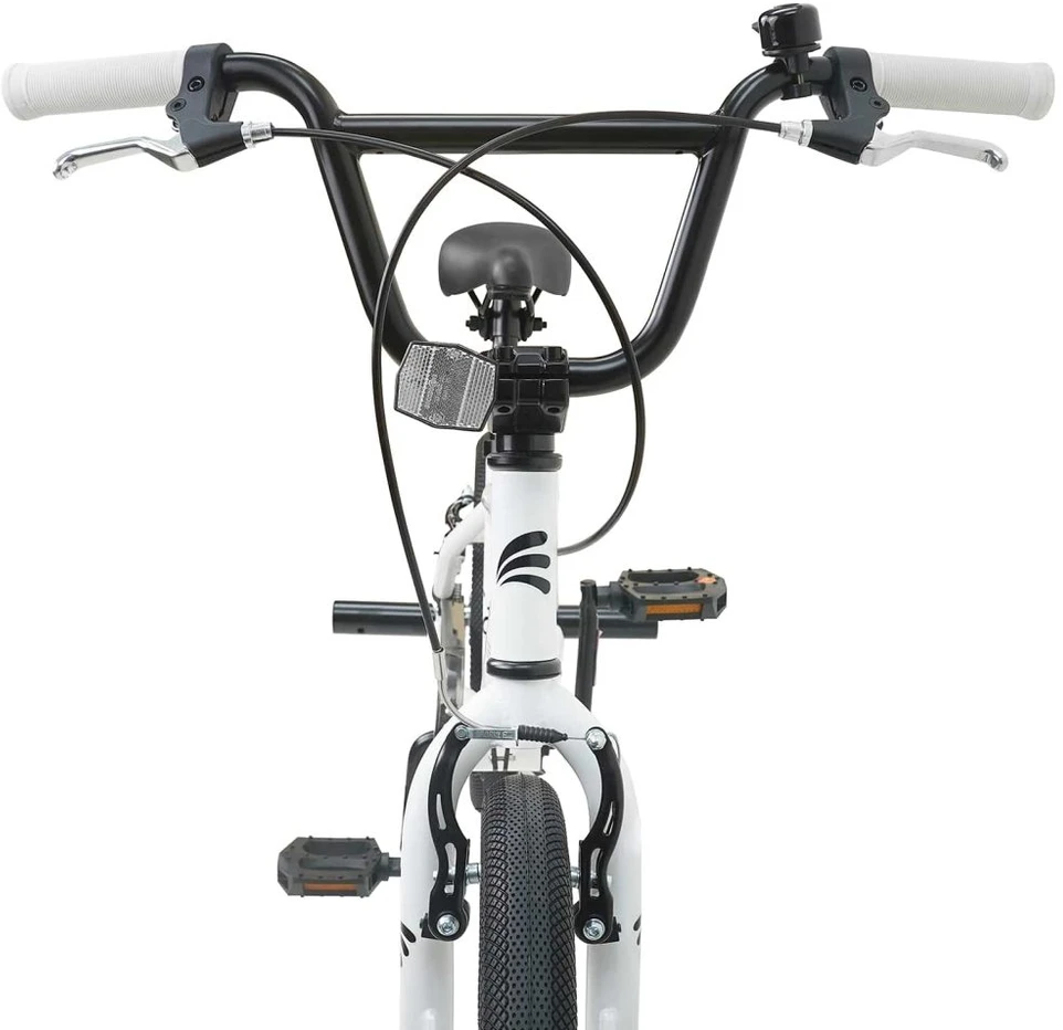 BMX Dviratis 20 Colių skirta vyresniems nei 9 metų Balta