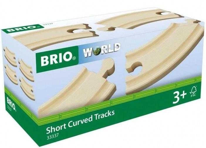 Ravensburger Brio Geležinkelis BRIO lenktų kelio detalių rinkinys, maži 33337