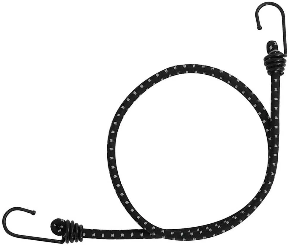 Bungee virvelės su juostelėmis ir kabliukais, 50vnt., 88cm