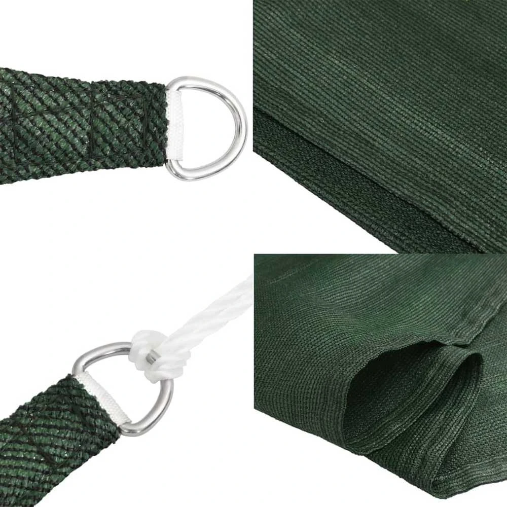 Burė nuo saulės, tamsiai žalios spalvos, 2,5x5m, HDPE, 160g/m²