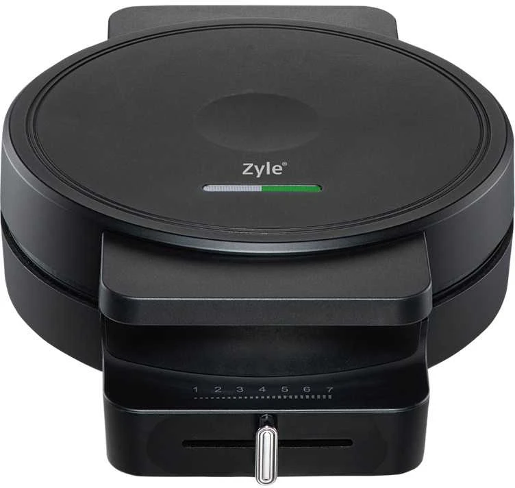 Vaflinė Čirvinių blynų keptuvė Zyle ZY312B, juoda, 1000 W